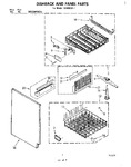 Diagram for 05 - Dishrack And Panel