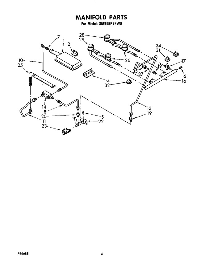 Diagram for SM958PEPW0