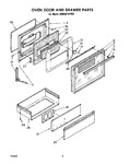 Diagram for 06 - Oven Door And Drawer