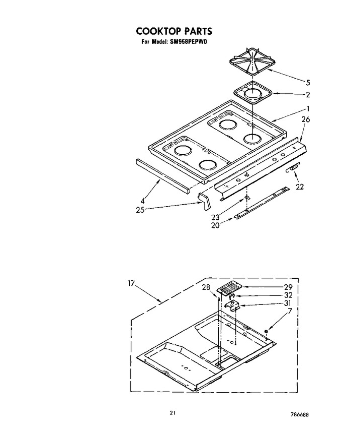 Diagram for SM958PEPW0