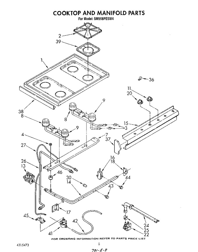 Diagram for SM958PESW4