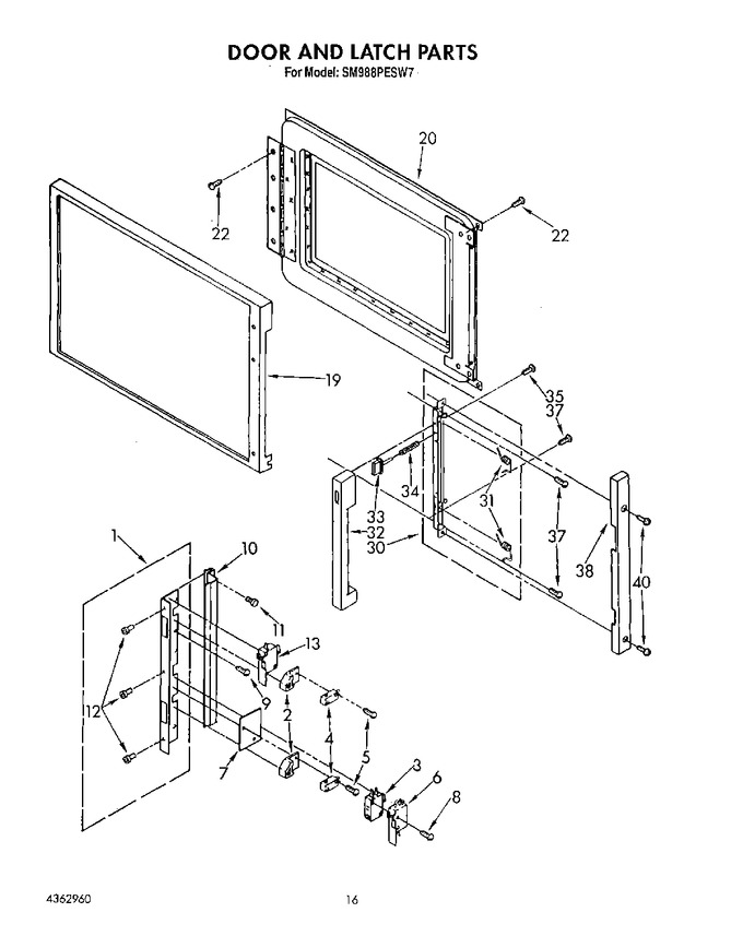 Diagram for SM988PESW7