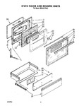 Diagram for 06 - Oven Door And Drawer