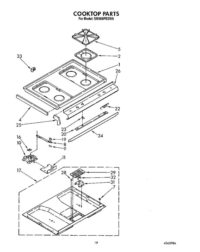 Diagram for SM988PESW8