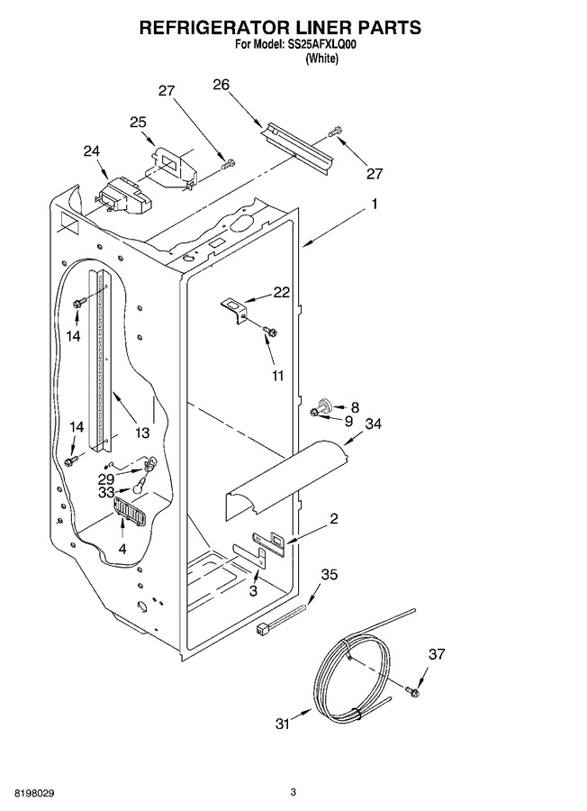 Diagram for SS25AFXLQ00