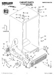 Diagram for 01 - Cabinet Parts