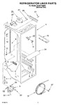 Diagram for 02 - Refrigerator Liner Parts