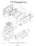 Diagram for 05 - Oven Door And Broiler