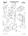 Diagram for 01 - Lower Oven Cabinet