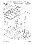 Diagram for 01 - Cooktop And Control Panel