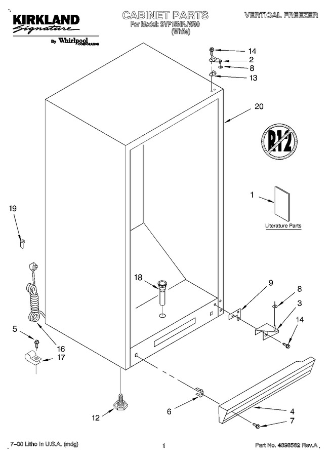 Diagram for SVF15NRJW00