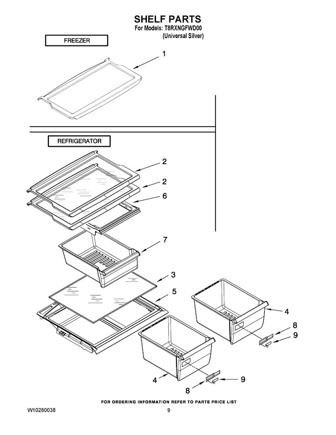 Diagram for T8RXNGFWD00