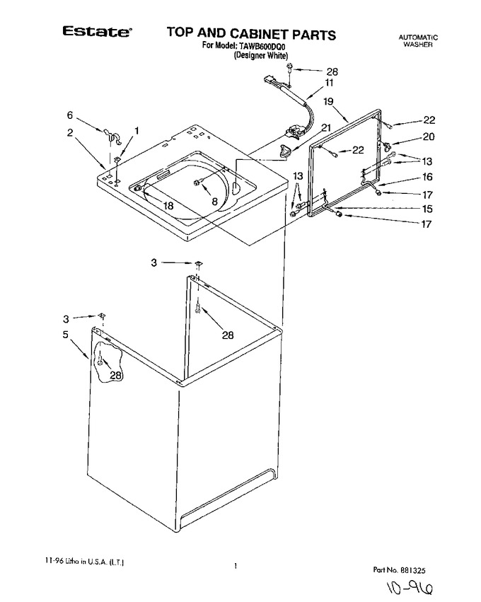 Diagram for TAWB600DQ0