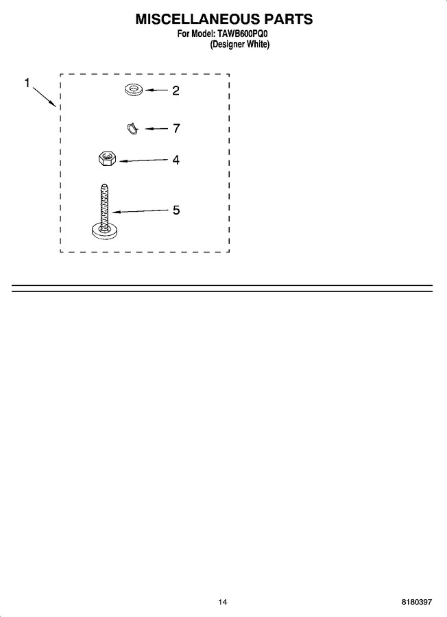 Diagram for TAWB600PQ0