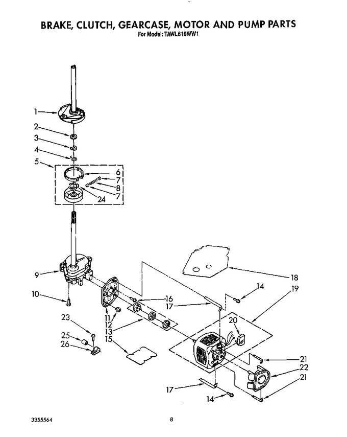 Diagram for TAWL610WW1