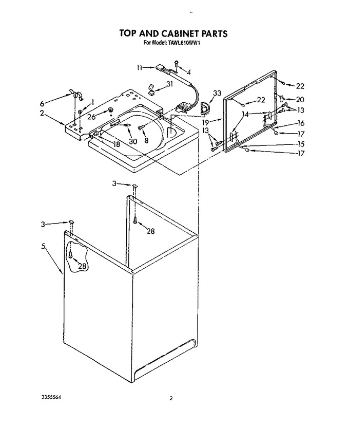 Diagram for TAWL610WG1