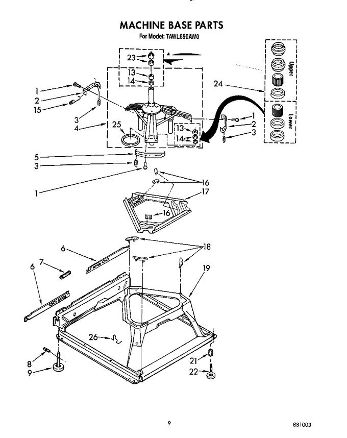 Diagram for TAWL650AN0