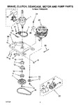 Diagram for 06 - Brake, Clutch, Gearcase, Motor And Pump