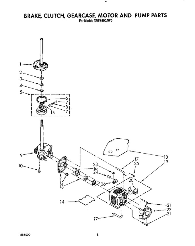 Diagram for TAWS690AN0