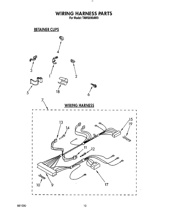 Diagram for TAWS690AW0