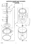 Diagram for 03 - Agitator, Basket And Tub Parts