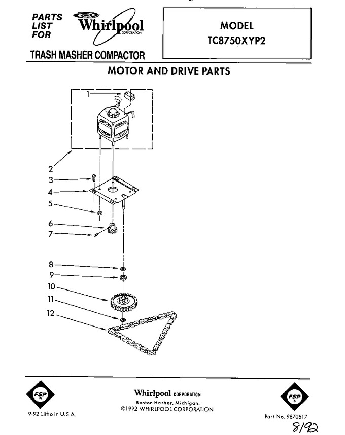 Diagram for TC8750XYP2