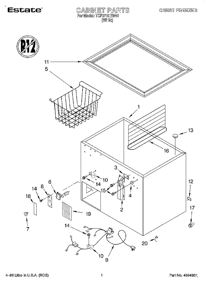 Diagram for TCF0710EW01