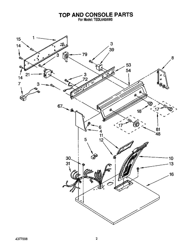 Diagram for TEDL640AW0