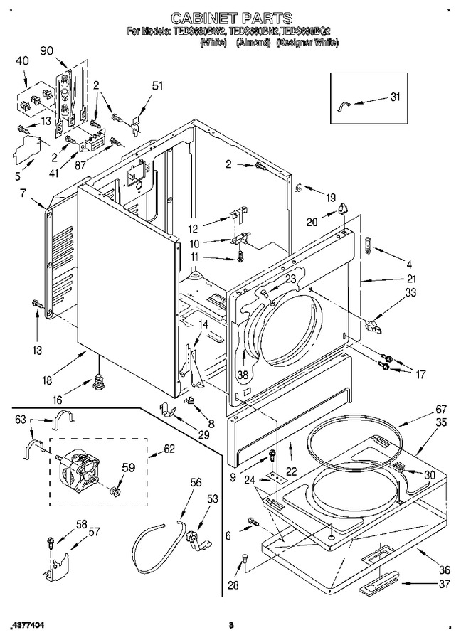 Diagram for TEDS680BW2