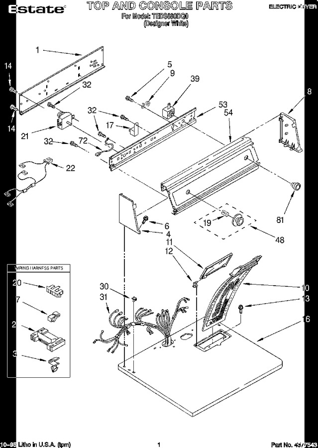 Diagram for TEDS680DQ0