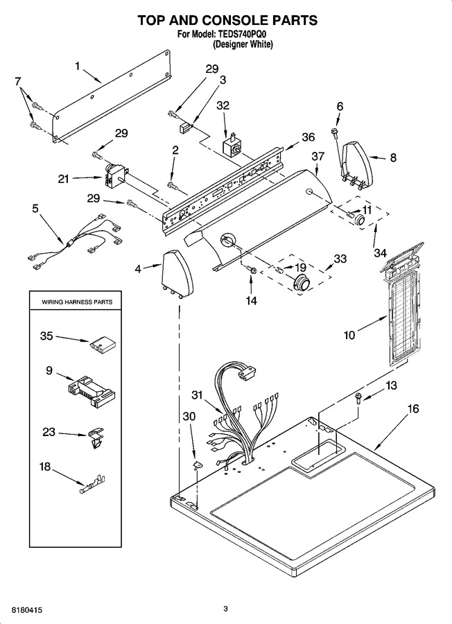 Diagram for TEDS740PQ0