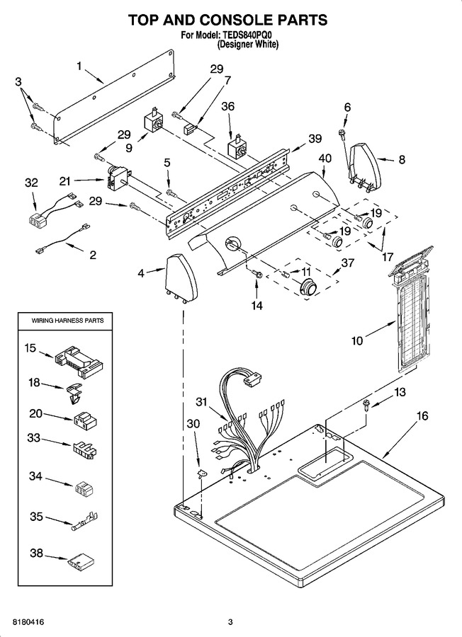 Diagram for TEDS840PQ0