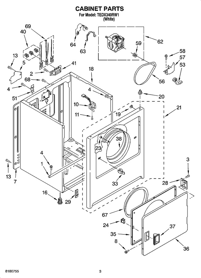 Diagram for TEDX340RW1