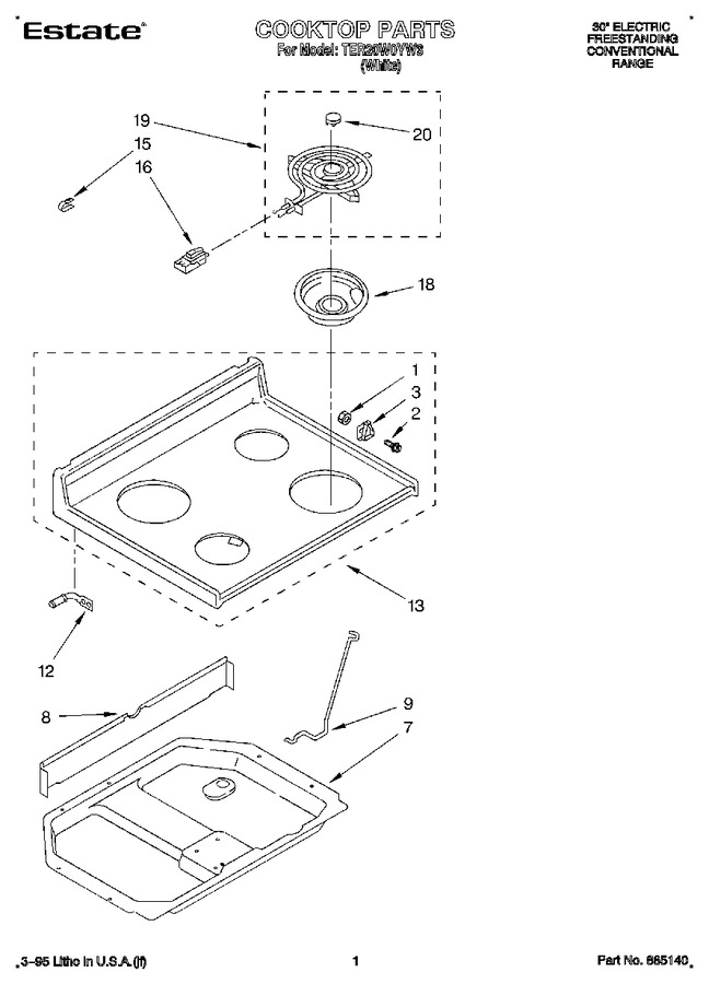 Diagram for TER20W0YW3