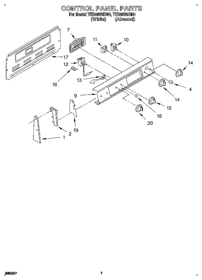 Diagram for TER86W5BN0