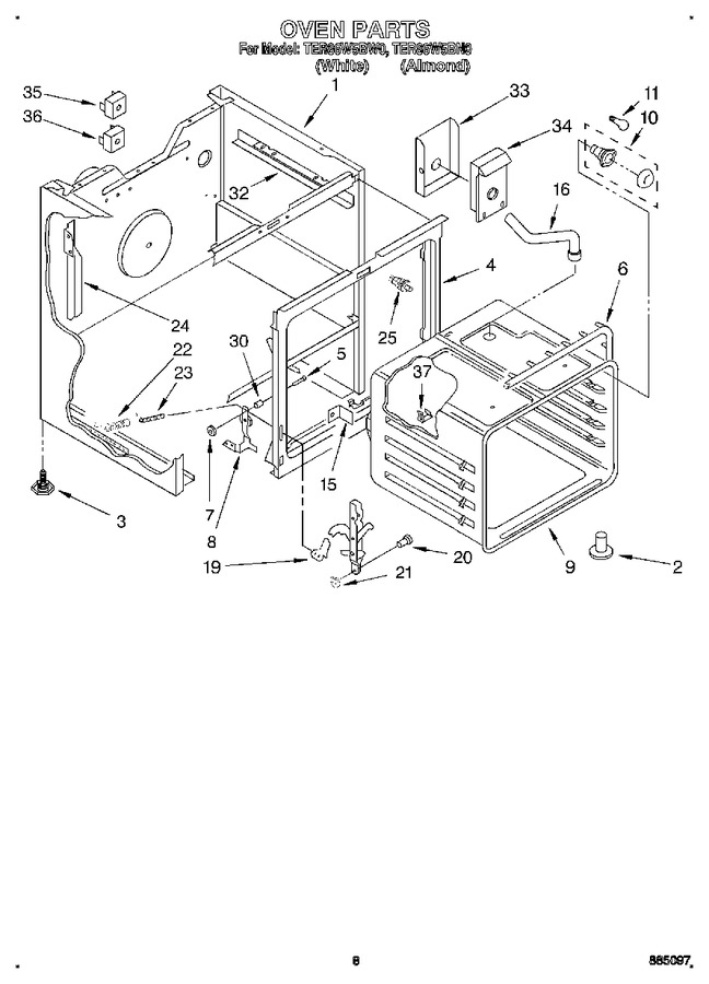 Diagram for TER86W5BW0