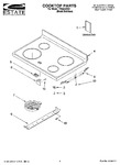 Diagram for 01 - Cooktop Parts