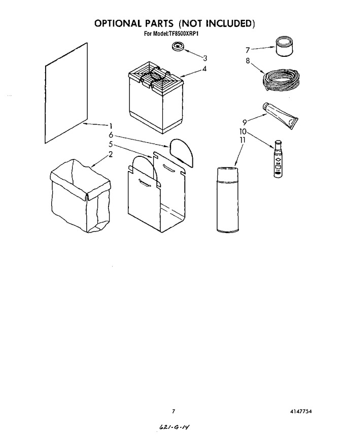 Diagram for TF8500XRP1