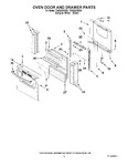 Diagram for 06 - Oven Door And Drawer Parts