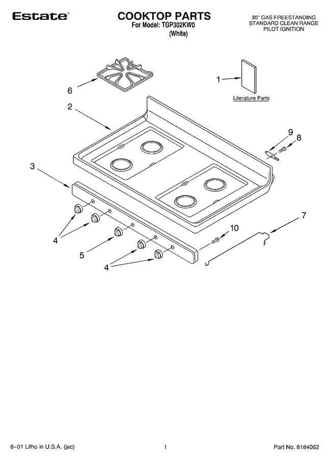 Diagram for TGP302KW0