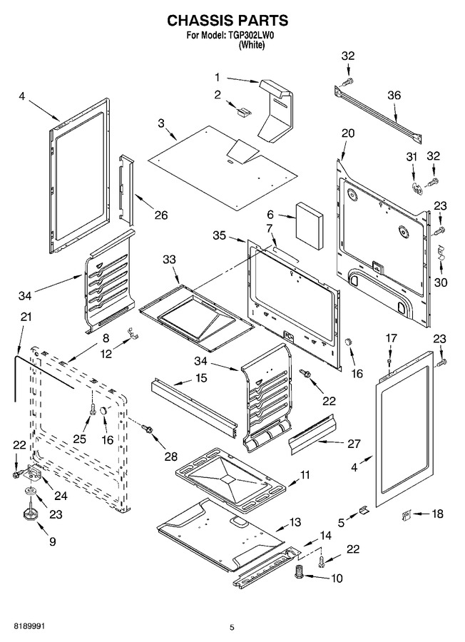 Diagram for TGP302LW0