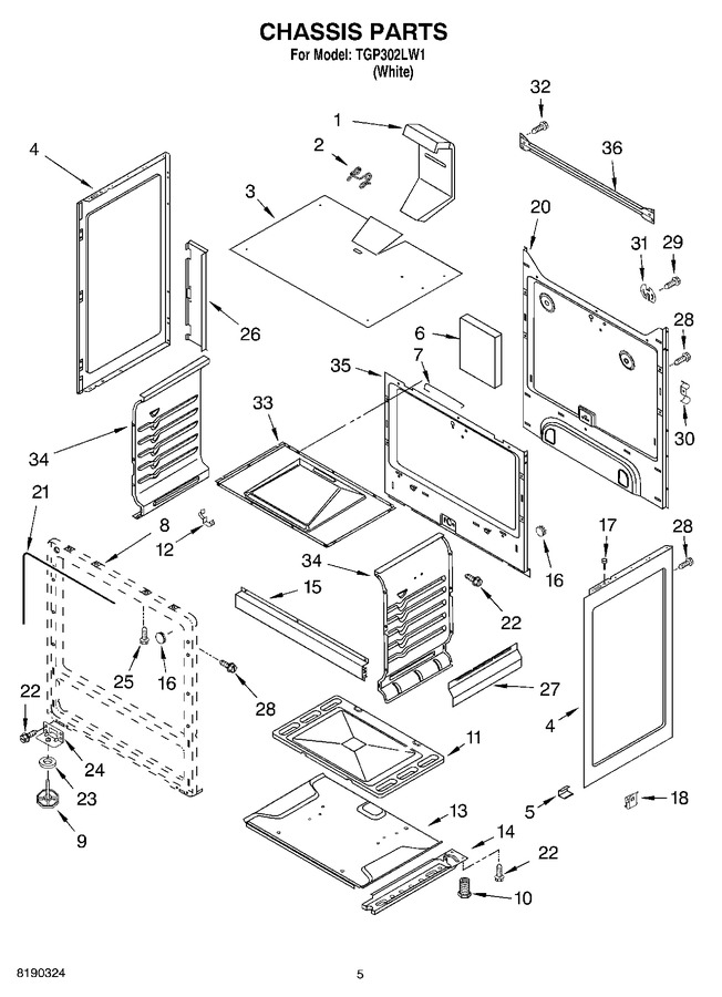 Diagram for TGP302LW1