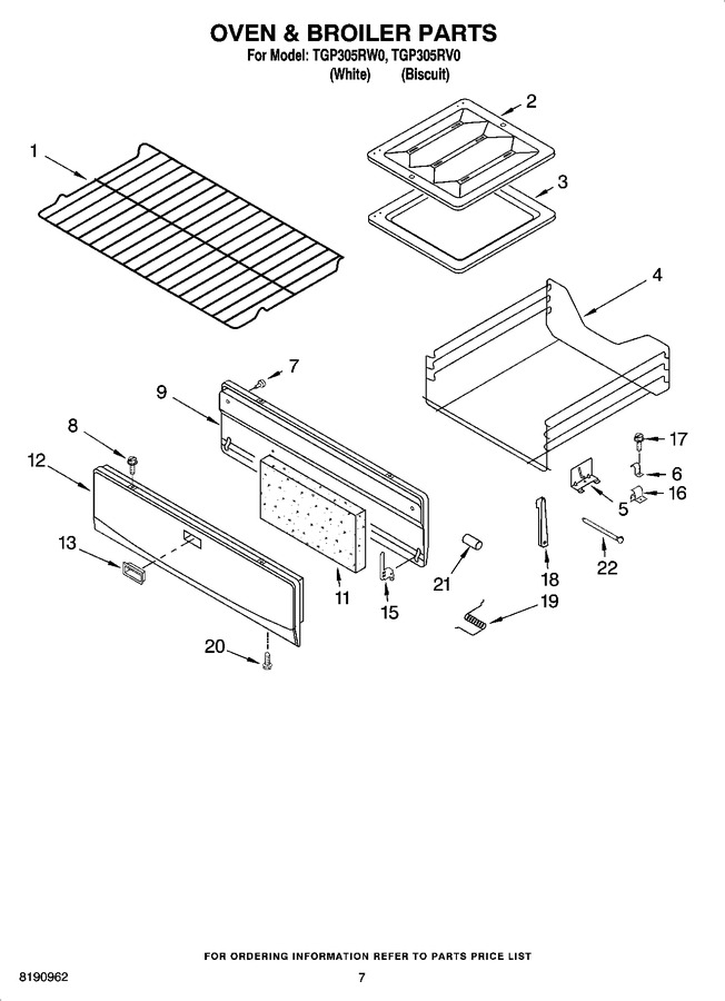 Diagram for TGP305RV0