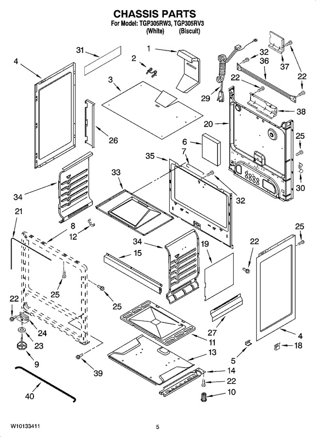 Diagram for TGP305RV3