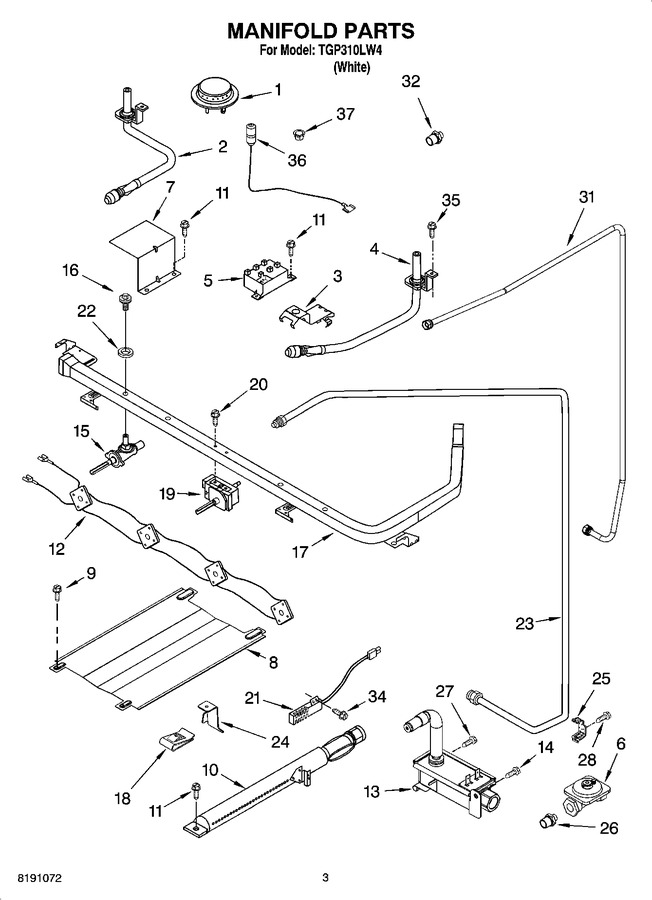 Diagram for TGP310LW4