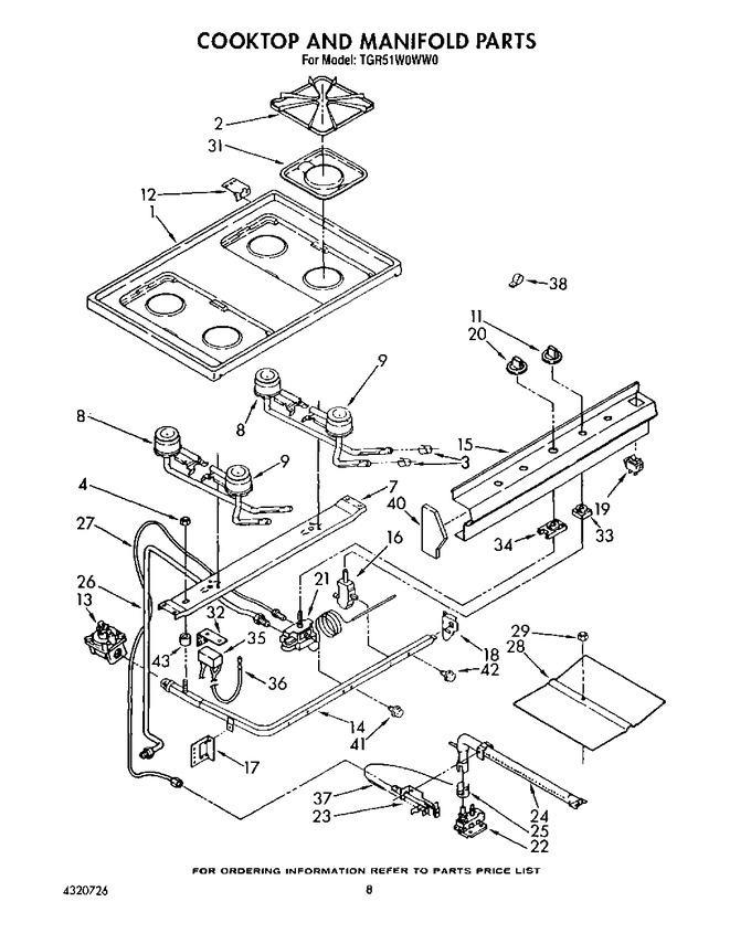 Diagram for TGR51W0WW0