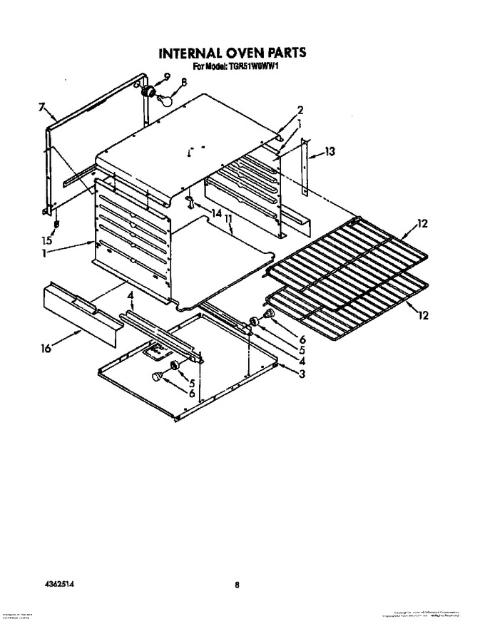 Diagram for TGR51W0WN1