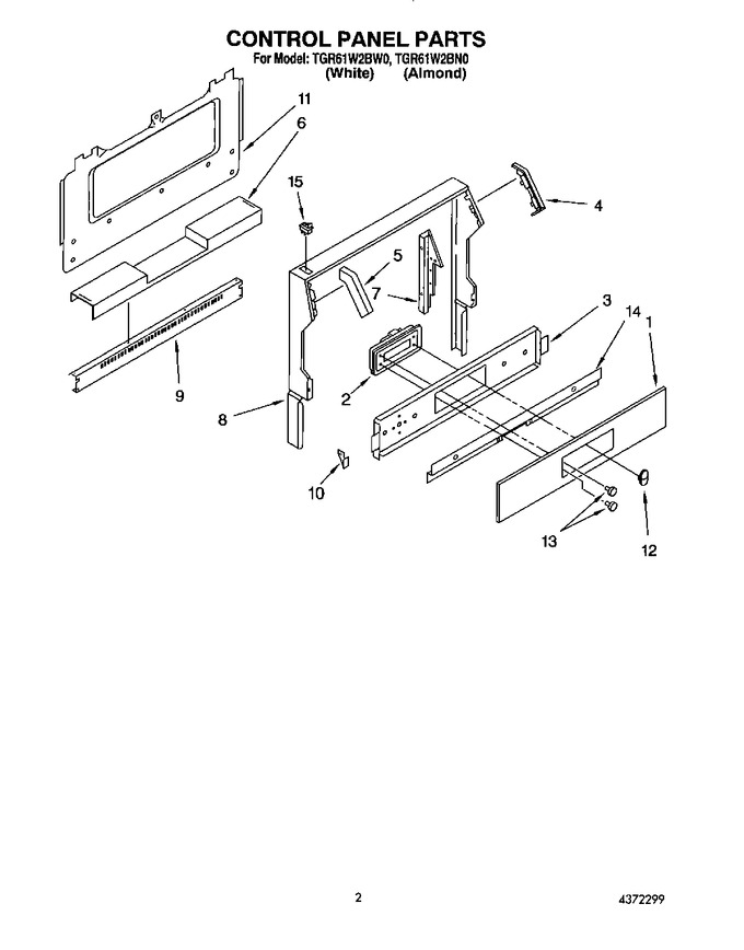 Diagram for TGR61W2BN0