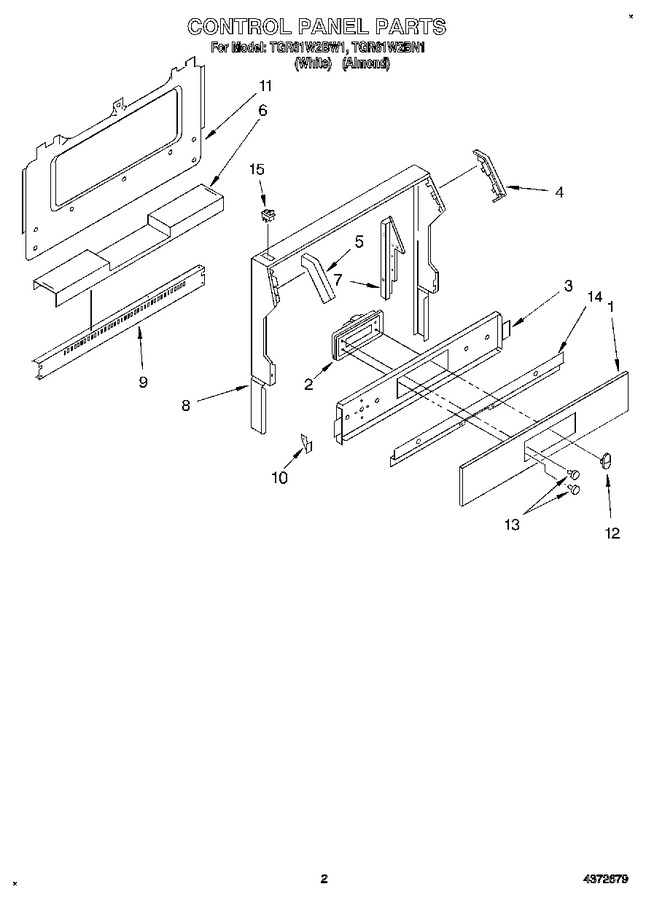 Diagram for TGR61W2BW1