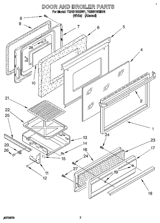 Diagram for TGR61W2BN1